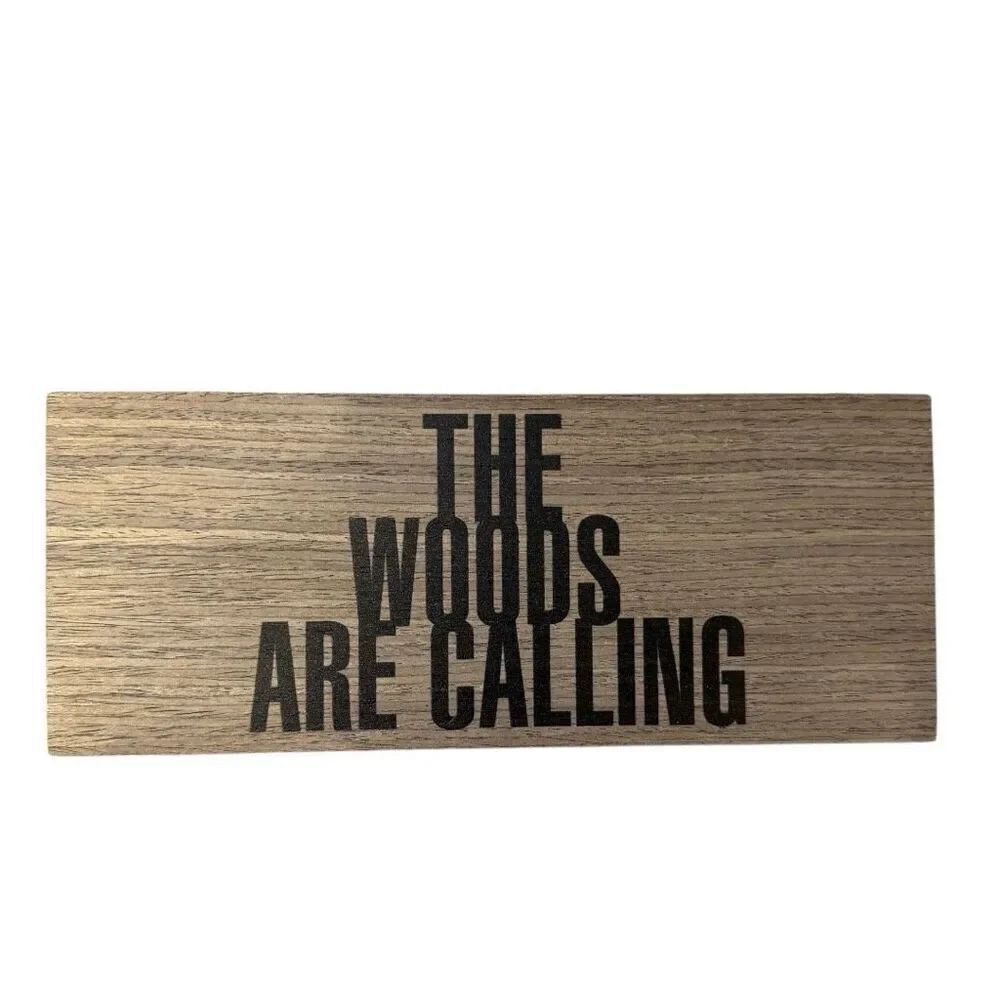 Brand New Ty Pennington At Home The Woods Are Calling Shelf Desk Decor
